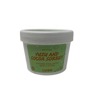 Lush Cosmetics Kitchen Exclusive  Yuzu and Cocoa Sorbet Body Lotion Vegan 3.5oz